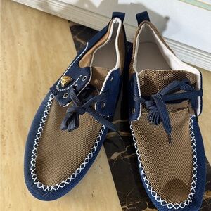 Men's Blue and Brown Casual Shoes